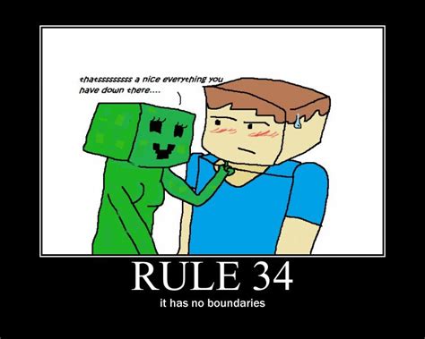 rule 34 of minecraft